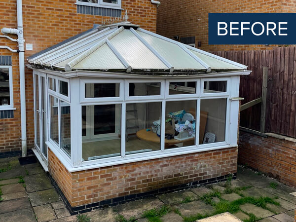 Before Conservatory Transformation