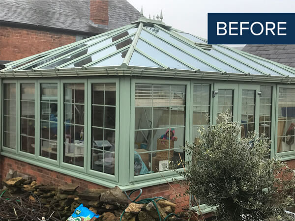 Before Conservatory Transformation