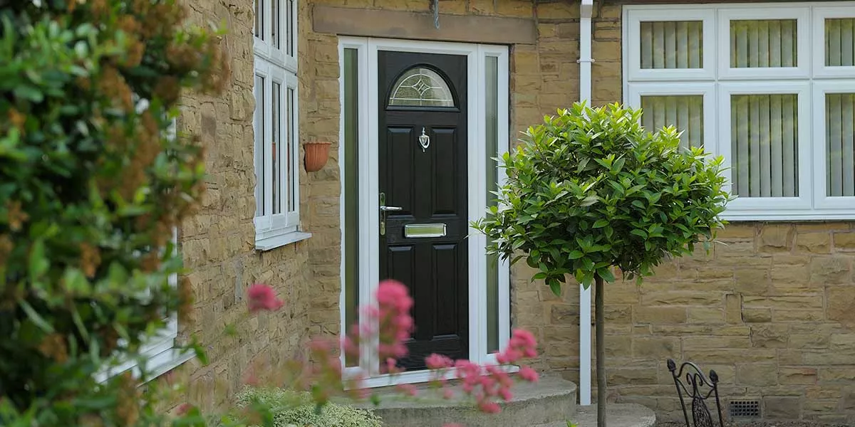 Black Composite Door