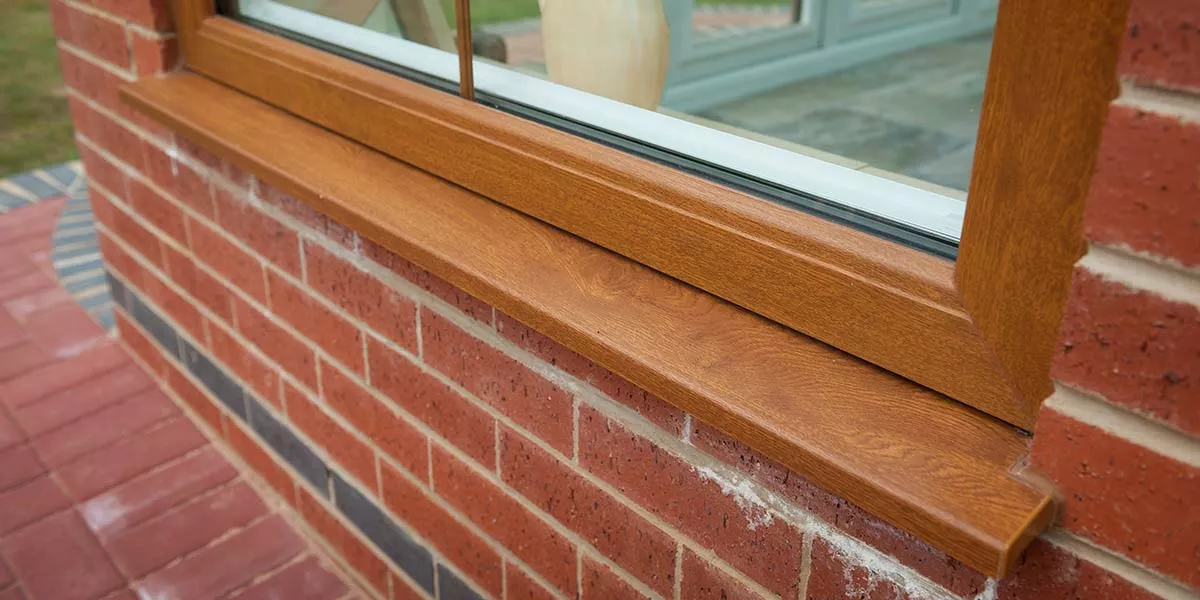 Golden Oak Orangery Window Detail