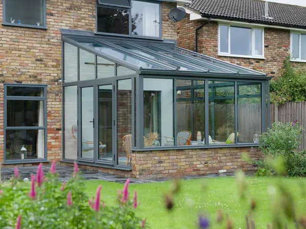 Grey Aluminium Conservatory