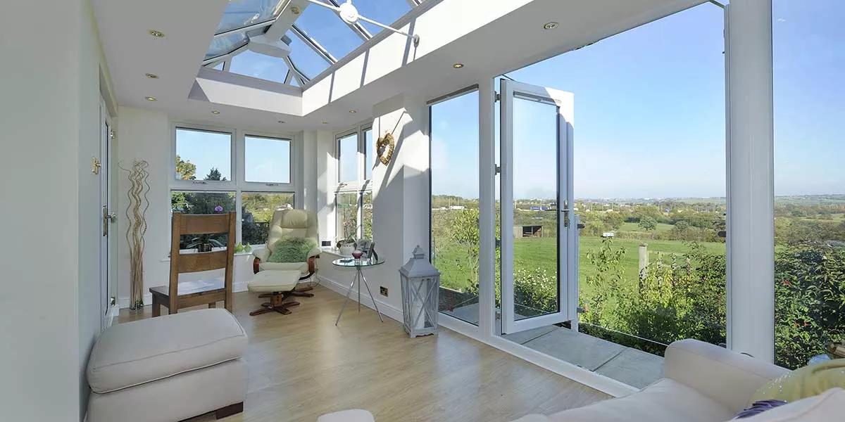 Livin Room Orangery View of Garden