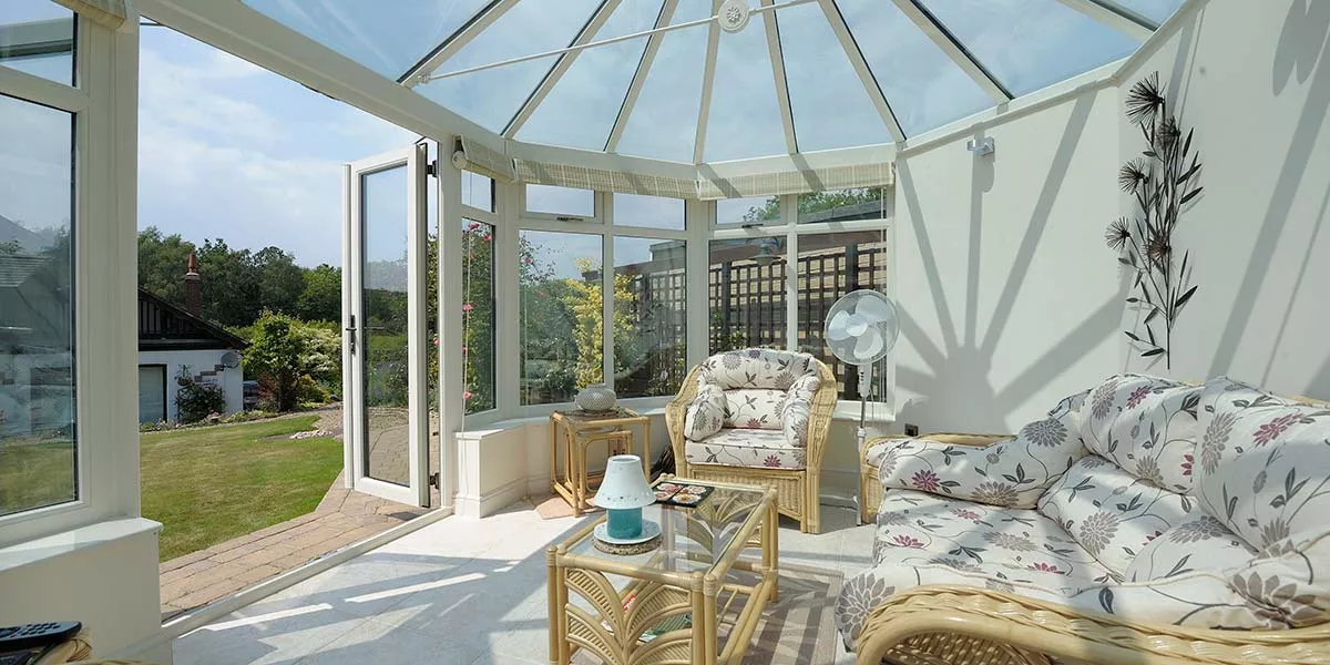 Summer House Internal Image With Garden View