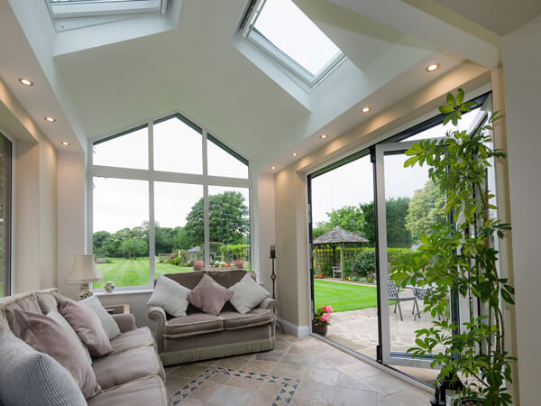 Tiled Roof Home Extension With Bi-Fold Doors