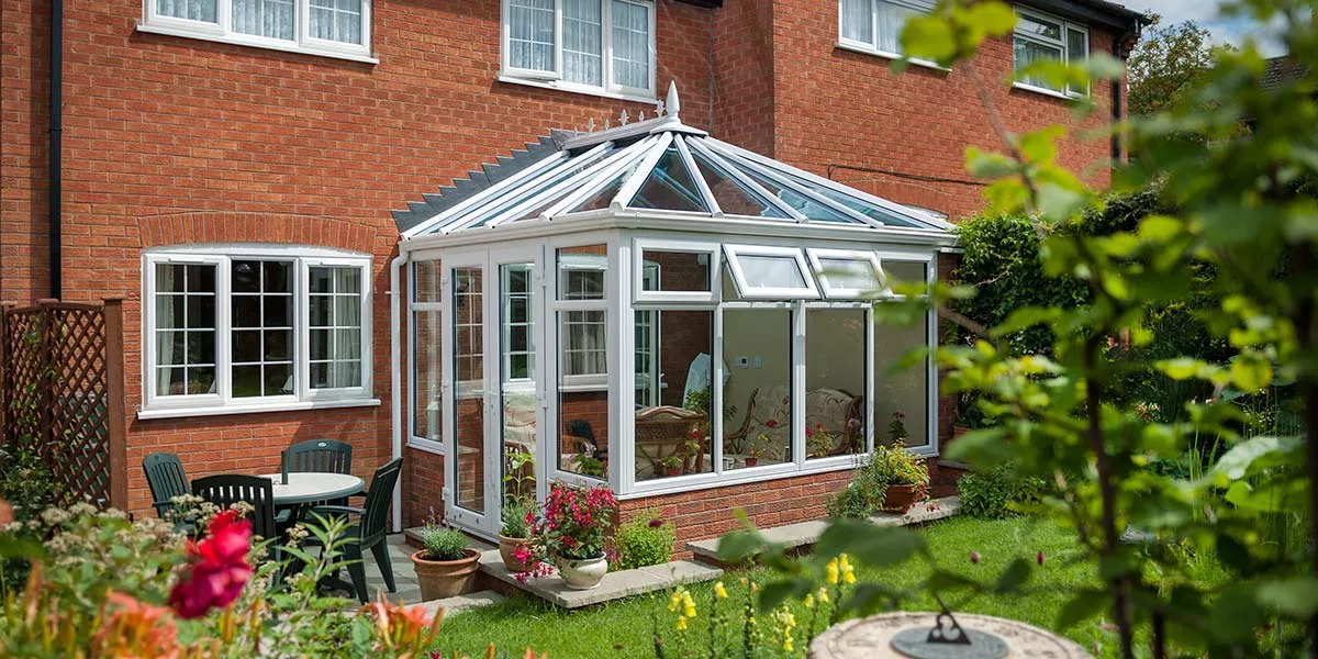 White UPVC Conservatory