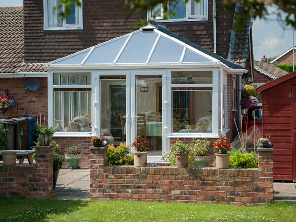 UPVC Conservatory with French Doors